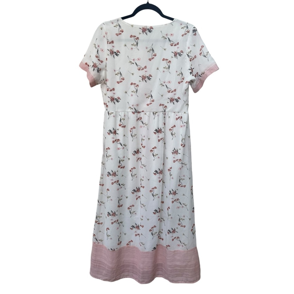 Polagram Floral Shirtdress size Medium - Picture 6 of 10